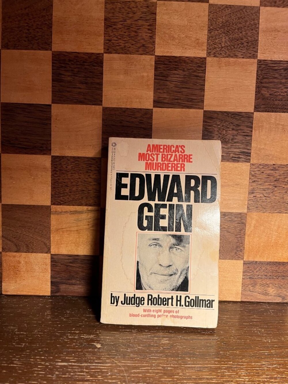 Edward Gein Book Judge Robert H Gollmar A1181